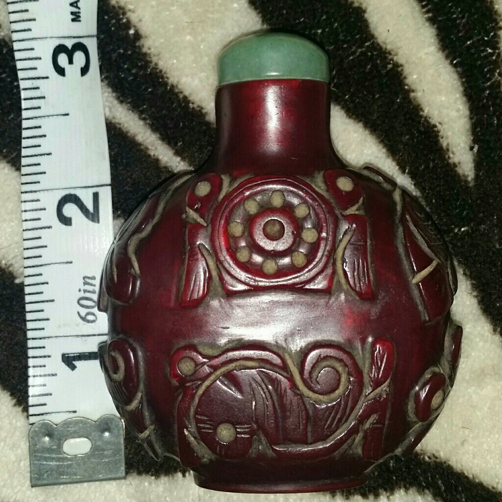 Antique Peking glass snuff bottle - Picture 2 of 4
